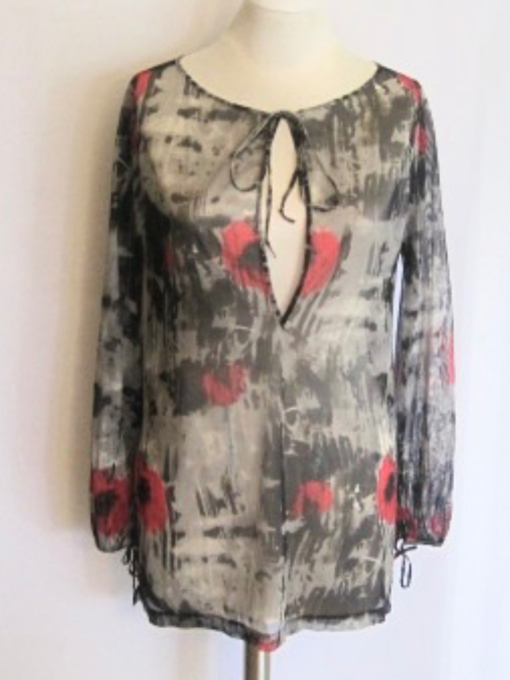SHAN Sheer Mesh Tunic